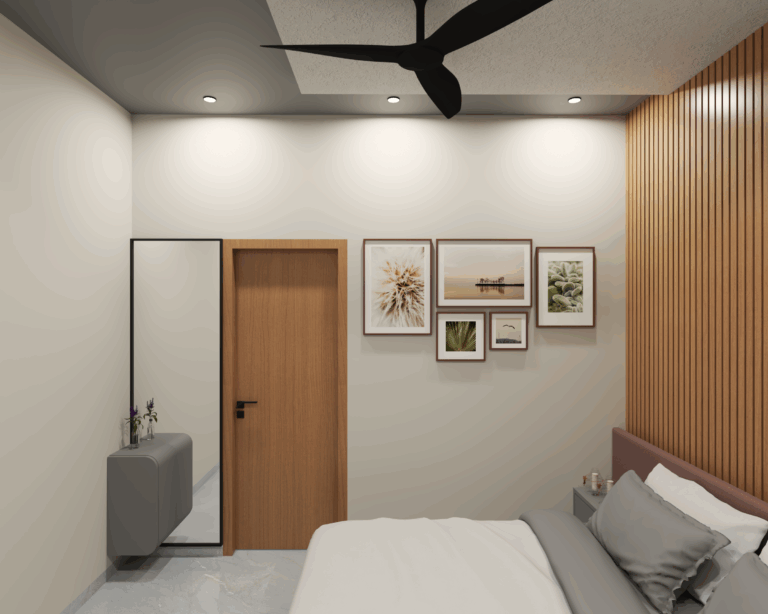 Linear Harmony and Warm Wood